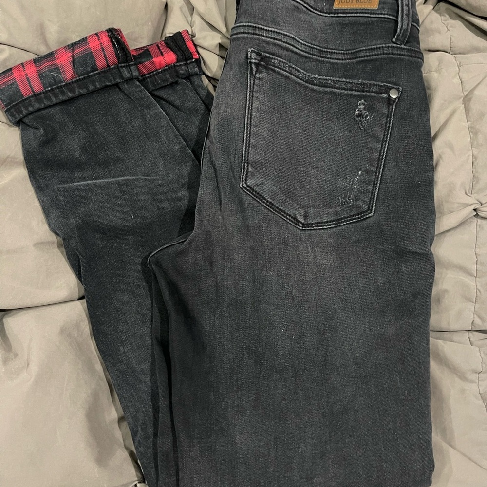 Judy Blue Dark Gray Men's Straight Jeans